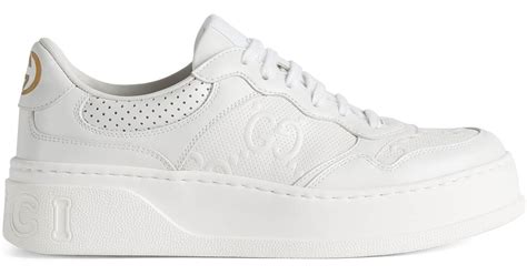 gucci gg embossed sneaker|Gucci gg embossed sneakers.